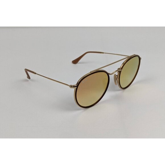 Ray-Ban Gold Round Sunglasses - Picture 1 of 16